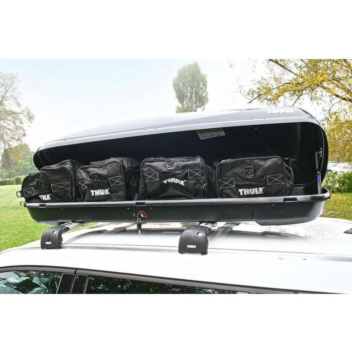 THULE Ocean 600 Car Roof Box in Gloss Black Finish 330 Litre Roofbox 692204 Thule - Bars 4 Cars