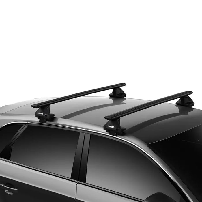 Thule WingBar Evo Roof Bars Black fits Hyundai Grandeur Sedan 2018-2022 4-dr with Normal Roof image 3