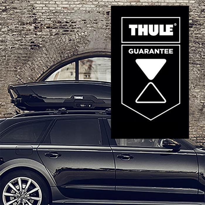 Thule SquareBar Evo Roof Bars Black fits Subaru Impreza 2011-2016 4 doors with Normal Roof image 11
