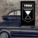 Thule SquareBar Evo Roof Bars Black fits Volkswagen UP! 2012- 3 doors with Normal Roof image 11