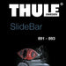 Thule SlideBar Evo Roof Bars Aluminum fits Toyota Highlander SUV 2007-2009 5-dr with Raised Rails image 12