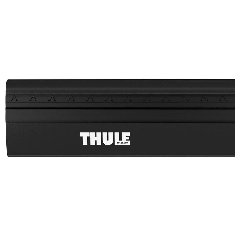 Thule WingBar Edge Roof Bars Black fits Renault Clio 2005-2014 5 doors with fixed points and flush rail foot Thule - Bars 4 Cars