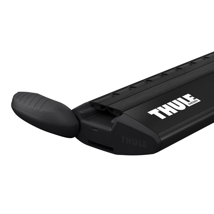 Thule WingBar Evo Roof Bars Black fits Kia Carens MPV 2013-2021 5-dr with Flush Rails image 4