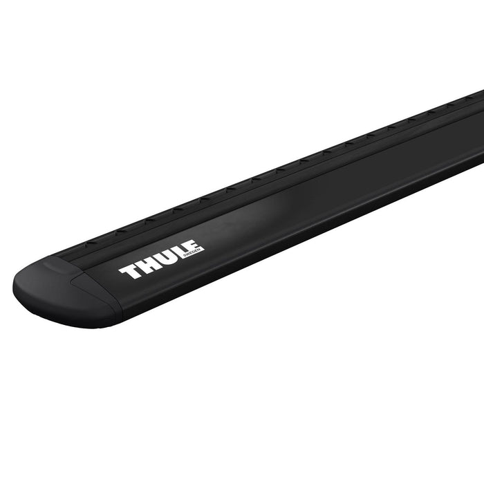Thule WingBar Evo Roof Bars Black fits Isuzu D-Max 2020- 4 doors with Normal Roof image 5