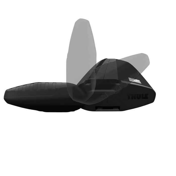 Thule WingBar Evo Roof Bars Black fits Kia Cerato Sedan 2013-2018 4-dr with Normal Roof image 6