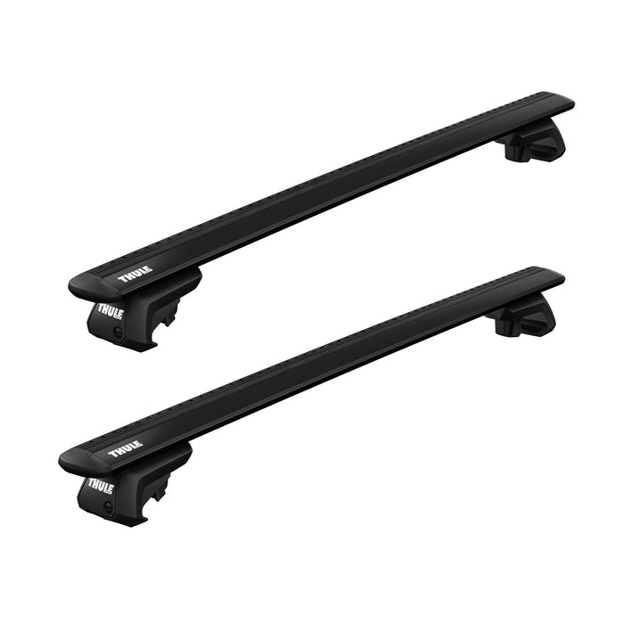 Thule WingBar Evo Roof Bars Black fits BMW 5 Series Touring 2001-2003 5 doors with Raised Rails Thule - Bars 4 Cars