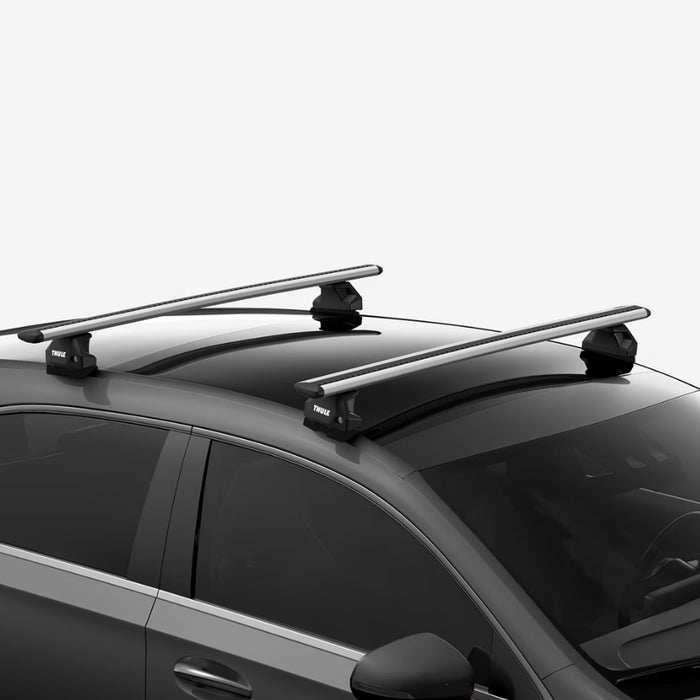 Thule WingBar Evo Roof Bars Aluminum fits Subaru WRX 2022- 4 doors with Fixed Points image 9