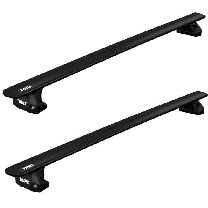 Thule WingBar Evo Roof Bars Black fits Mercedes-Benz S-Class (W222) 2014-2021 4 doors with Fixed Points Thule - Bars 4 Cars