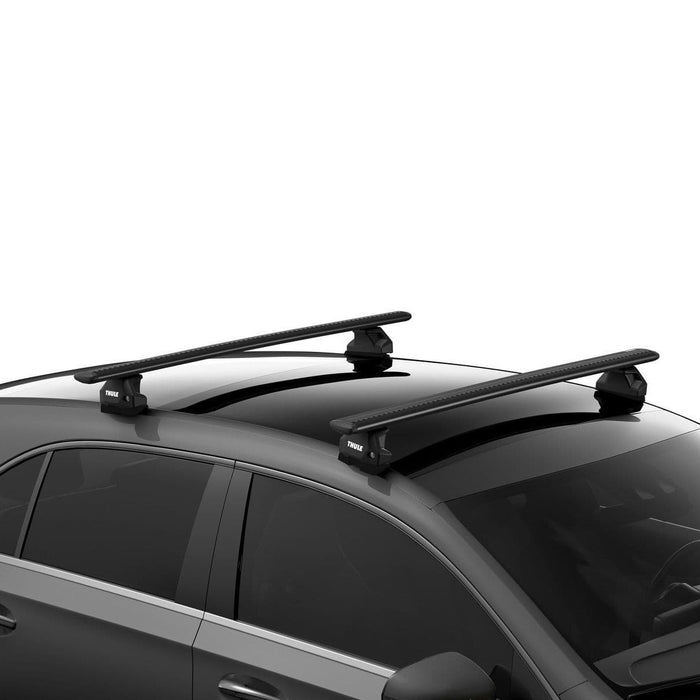 Thule WingBar Evo Roof Bars Black fits Subaru Impreza 2023- 5 doors with Fixed Points image 3